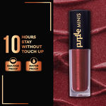 Buy Purplle Ultra HD Matte Mini Liquid Lipstick, Brown - My First Trek 25 | Highly Pigmented | Non-drying | Long Lasting | Easy Application | Water Resistant | Transferproof | Smudgeproof (1.6 ml) - Purplle