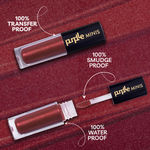 Buy Purplle Ultra HD Matte Mini Liquid Lipstick, Brown - My First Trek 25 | Highly Pigmented | Non-drying | Long Lasting | Easy Application | Water Resistant | Transferproof | Smudgeproof (1.6 ml) - Purplle