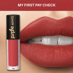 Buy Purplle Ultra HD Matte Mini Liquid Lipstick, Red - My First Pay Check 30 | Highly Pigmented | Non-drying | Long Lasting | Easy Application | Water Resistant | Transferproof | Smudgeproof (1.6 ml) - Purplle
