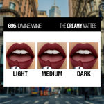 Buy Maybelline New York Color Sensational Creamy Matte Lipstick, 695 Divine Wine (3.9 g) - Purplle