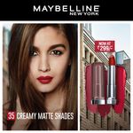 Buy Maybelline New York Color Sensational Creamy Matte Lipstick - Daringly Nude 655 (3.9 g) - Purplle