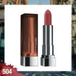 Buy Maybelline New York Color Sensational Creamy Matte Lipstick, 504 Touch of Nude (3.9 g) - Purplle
