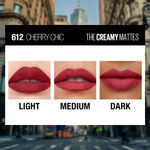 Buy Maybelline New York Color Sensational Creamy Matte Lipstick,612 Cherry Chic (3.9 g) - Purplle