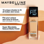 Buy Maybelline New York Fit Me Matte+Poreless Liquid Foundation - Natural Tan 320 (30 ml) - Purplle