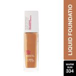 Buy Maybelline New York Super Stay Full Coverage Foundation - Warm Sun 334 (30 ml) - Purplle