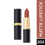 Buy L'Oreal Paris Color Riche Moist Matte Lipstick - Maple Mocha 202 (3.7 g) - Purplle
