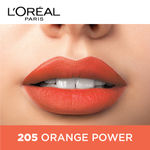 Buy L'Oreal Paris Color Riche Moist Matte Lipstick - Orange Power 205 (3.7 g) - Purplle