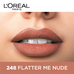Buy L'Oreal Paris Color Riche Moist Matte Lipstick - Flatter Me Nude 248 (3.7 g) - Purplle