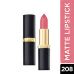 Buy L'Oreal Paris Color Riche Moist Matte Lipstick - Cherry Crush 208 (3.7 g) - Purplle