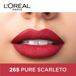 Buy L'Oreal Paris Color Riche Moist Matte Lipstick - Pure Scarleto 265 (3.7 g) - Purplle