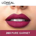 Buy L'Oreal Paris Color Riche Moist Matte Lipstick - Pure Garnet 263 (3.7 g) - Purplle