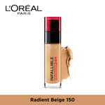 Buy L'Oreal Paris Infallible 24H Foundation - Radiant Beige 150 (30 ml) - Purplle