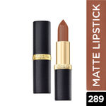 Buy L'Oreal Paris Color Riche Moist Matte Lipstick - Cashmere Delicat 289 (3.7 g) - Purplle