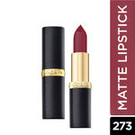 Buy L'Oreal Paris Color Riche Moist Matte Lipstick - Plum Melody 273 (3.7 g) - Purplle
