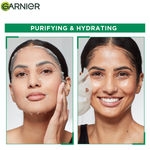 Buy Garnier Skin Naturals serum mask hydra bomb purifying & hydrating sheet mask Green tea  & hyaluron serum Sheet Mask (28 g) - Purplle