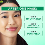 Buy Garnier Skin Naturals serum mask hydra bomb purifying & hydrating sheet mask Green tea  & hyaluron serum Sheet Mask (28 g) - Purplle