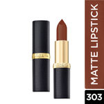 Buy L'Oreal Paris Color Riche Moist Matte Lipstick - Terre Antique 303 (3.7 g) - Purplle