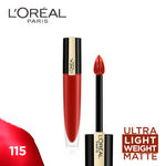 Buy L'Oreal Paris Rouge Signature Matte Liquid Lipstick,115 I am Worth It - Purplle