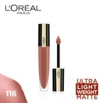 Buy L'Oreal Paris Rouge Signature Matte Liquid Lipstick - I Explore 116 (7 ml) - Purplle