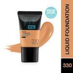 Buy Maybelline New York Fit Me Matte+Poreless Liquid Foundation Tube - Toffee 330 (18 ml) - Purplle