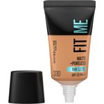 Buy Maybelline New York Fit Me Matte+Poreless Liquid Foundation Tube - Toffee 330 (18 ml) - Purplle