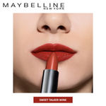 Buy Maybelline New York Color Sensational Satin Lipstick - Sweet Talker Wine 214 (3.9 g) - Purplle