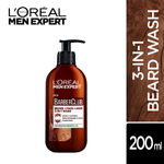 Buy L'Oreal Paris Men Expert Barber Club Beard + Face + Hair 3-In-1 Wash (200 ml) - Purplle