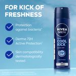 Buy Nivea Men Cool Kick Deodorant (150 ml) - Purplle