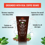 Buy Man Arden Caffeine Coffee Peel Off Mask, (100 ml) - Grounded with Real Coffee Beans - Purplle