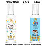 Buy Mom & World Mineral Based Kids Sunscreen Spray SPF 50, Water Resistant, UVA/UVB PA+++, (120 ml) - Purplle