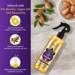 Buy StBotanica Pro Keratin & Argan Oil Hair Nourishing Smooth Therapy Spray - For Dry, Damaged Hair, No Silicone or Mineral Oil, 200 ml (STBOT572) - Purplle