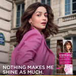 Buy L'Oreal Paris Casting Creme Gloss Hair Color With Glycolic Gloss Complex | Shade 400 - Dark Brown | 60ml + 40ml + 60g - Purplle