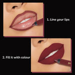 Buy Purplle Lip Crayon, Matte Mate, Maroon - From Me to My Gang 7 | Highly Pigmented | Smudgeproof | Transferproof | Lightweight | Long Lasting | Easy Application (2.8 g) - Purplle