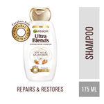 Buy Garnier Ultra Blends Shampoo, Soy Milk & Almonds (175 ml) - Purplle