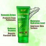Buy WOW Skin Science Aloe Vera Hydrating Face Wash (100 ml) - Purplle