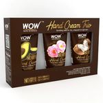 Buy WOW Skin Science Hand Cream Trio - Avocado + Coconut + English Rose (120 ml) - Purplle