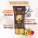 Buy WOW Skin Science Matte Finish Sunscreen Face Serum SPF 55 PA++ (50 ml) - Purplle