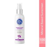 Buy The Moms Co. Waterproof SPF 50+ Natural Mineral Based Baby Sunscreen - for UV-A & UV-B Protection with Pongamia Glabra Seed, Red Raspberry Seed and Organic Carrot Seed Oil - 100ml - Purplle