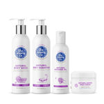 Buy The Moms Co. Baby Essentials Ribbon Gift Box with Shampoo (200 ml), Diaper rash cream (25 g), Body Wash (200 ml) and Massage oil (100 ml) - Purplle