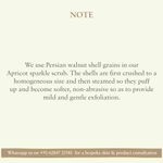 Buy Just Herbs Apricot Sparkle Invigorating Skin Radiance Scrub (100 g) - Purplle