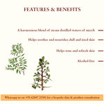 Buy Just Herbs Myrrh Sandalwood facial toner ( oily/combination skin) (100 ml) - Purplle