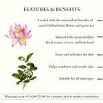 Buy Just Herbs Sacred Lotus - Green Tea Skin Recovery Toner ( all skin types) (100 ml) - Purplle