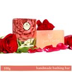 Buy Just Herbs Wild Indian Rose Handmade Bathing Bar (100 gm) - Purplle
