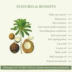 Buy Just Herbs Unprocessed Extra Virgin Coconut Oil (200 ml) - Purplle