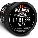 Buy Man Arden Hair Fiber Wax Strong Hold with Gloss Finish (50 g) - Purplle