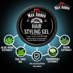 Buy Man Arden Hair Styling Gel - High Hold with Wet Looks (50 g) - Purplle