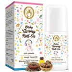 Buy Mom & World Baby Tummy Roll On (50 ml) - Purplle