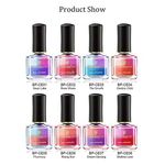 Buy BORN PRETTY Peel Off Thermal Nail Polish Champs Elysees Series Sunlight Sensitive Temperature Color Changing Nail Art Polish (CE01-Swan Lake) (6 ml) - Purplle