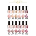 Buy BORN PRETTY Rose Gold Series Nail Polish Pink Glitter Sequins Nail Polish Shinny Nail Art Lacquer Varnish (Another Day) (BP-EL10) (6 ml) - Purplle