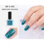 Buy BORN PRETTY Glitter Nail Polish Shimmer Sequins Peel Off Nail Art Polish Quick Dry Manicure Varnish DIY Nail Art Design (LS02-Immature Feelings) - Purplle